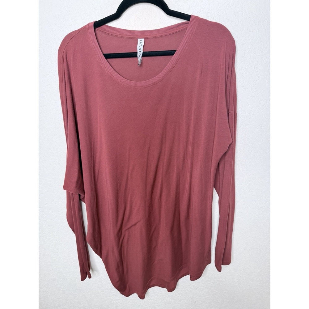 Athleta Cloudlight Yoga Top Womens XL Active Relaxed Dolman Sleeves Athleasure